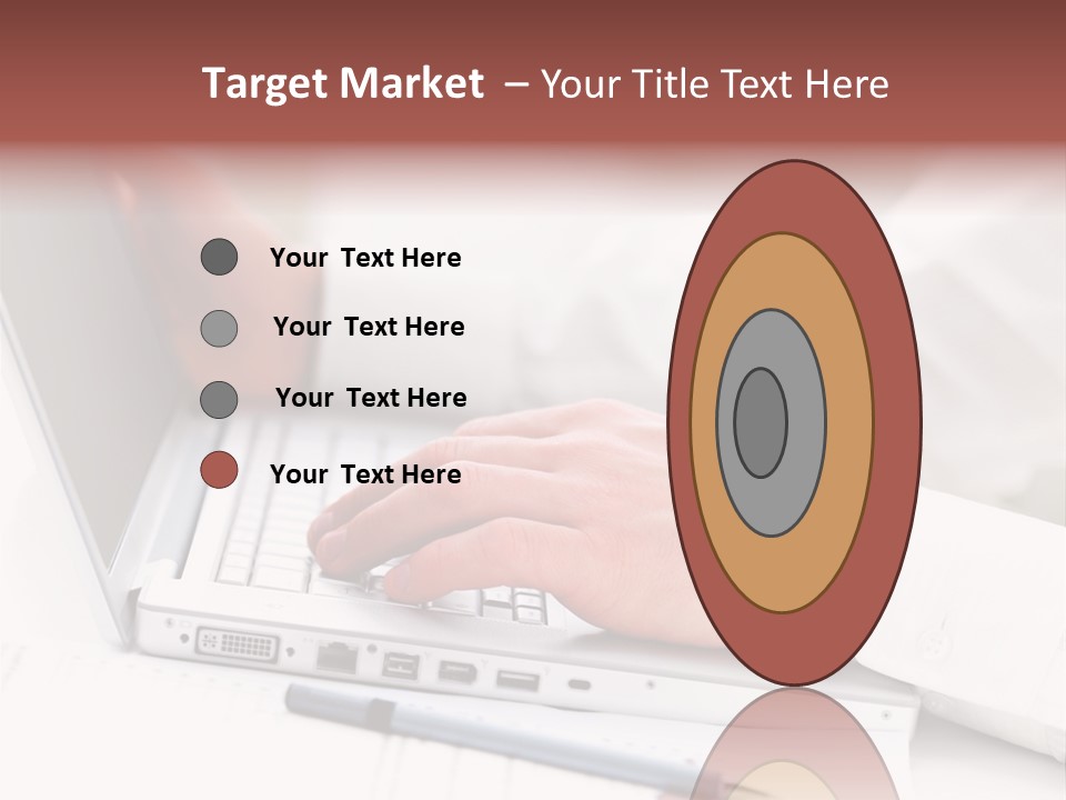 Texture Of A Leather PowerPoint Template