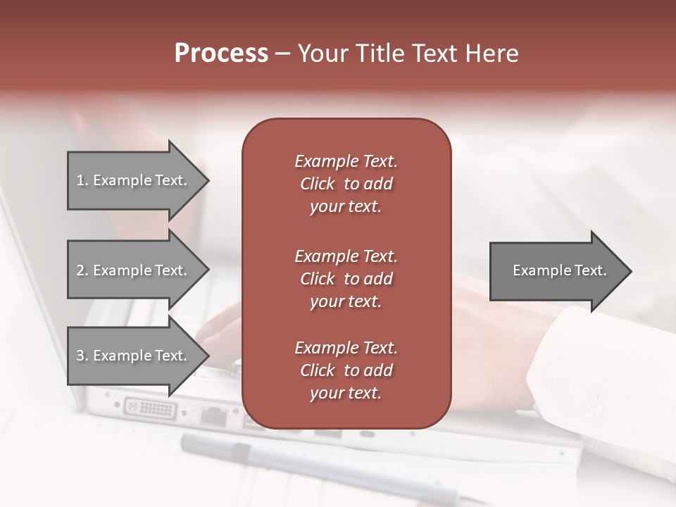 Texture Of A Leather PowerPoint Template