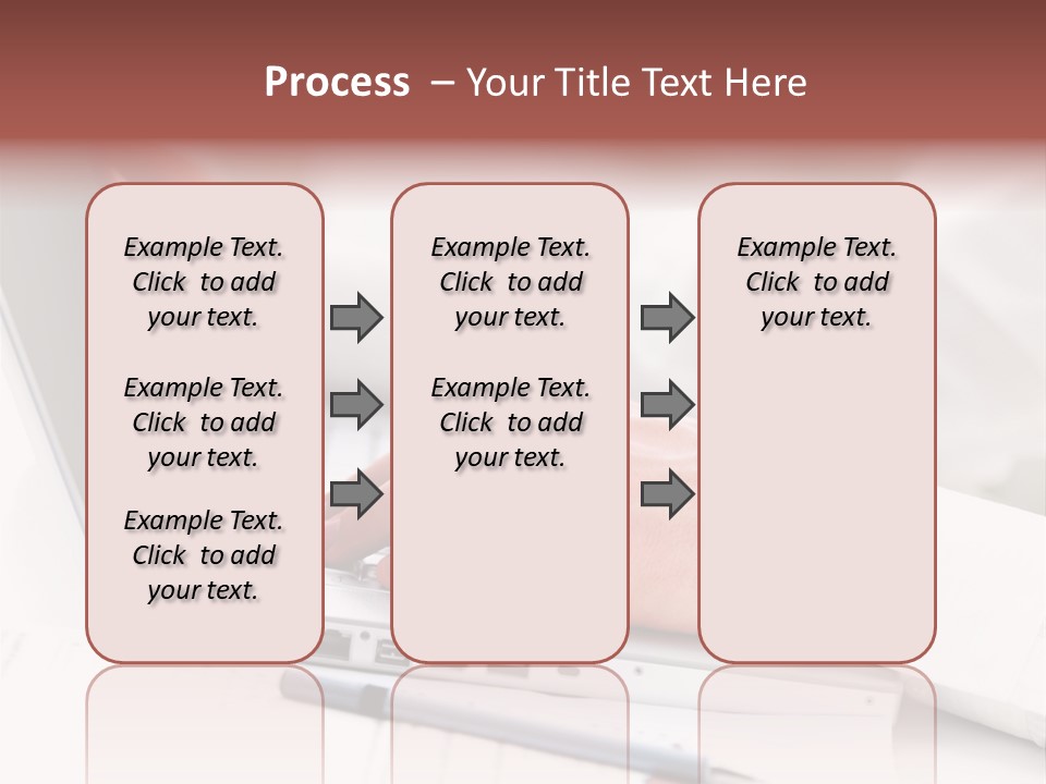 Texture Of A Leather PowerPoint Template