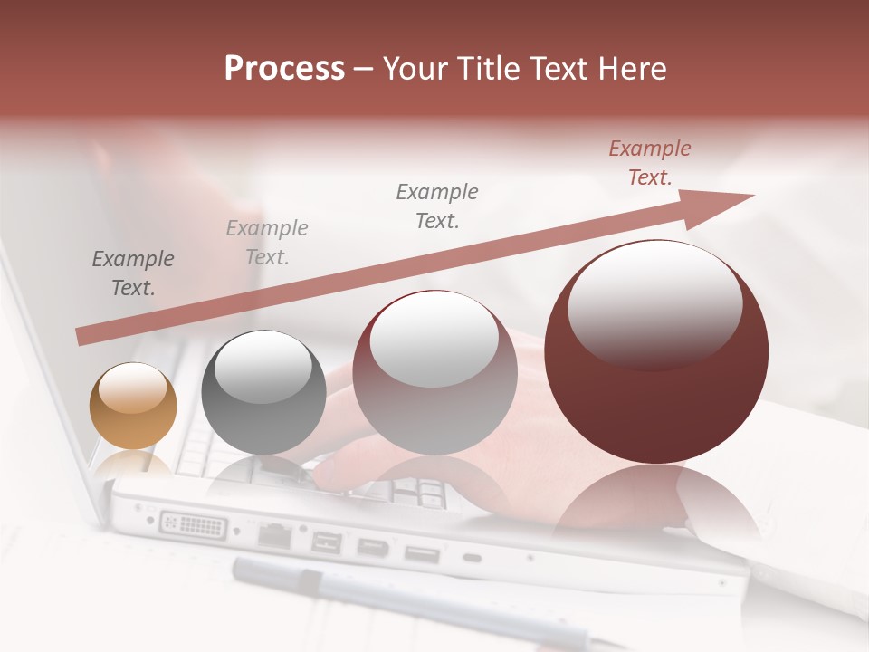 Texture Of A Leather PowerPoint Template