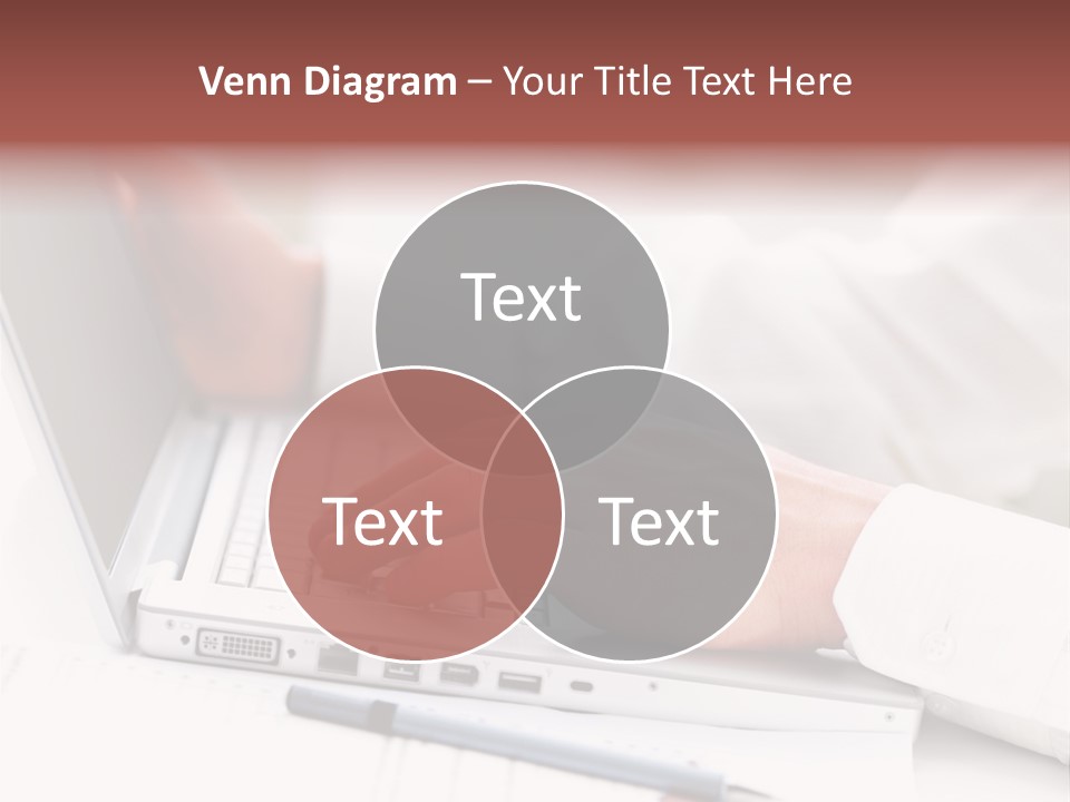 Texture Of A Leather PowerPoint Template