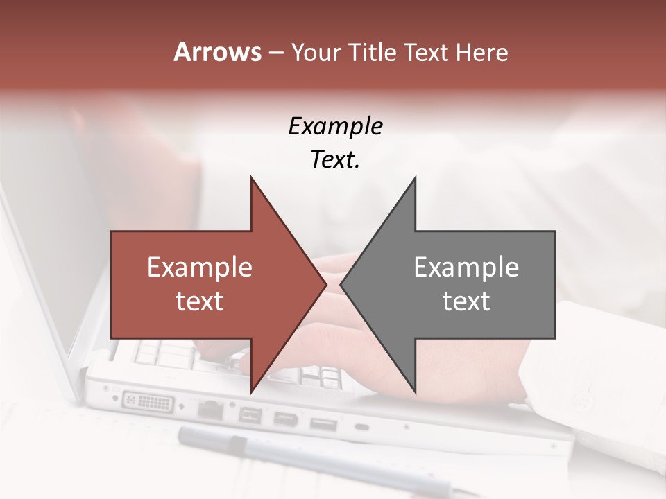 Texture Of A Leather PowerPoint Template