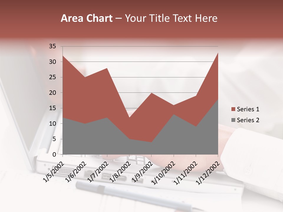 Texture Of A Leather PowerPoint Template