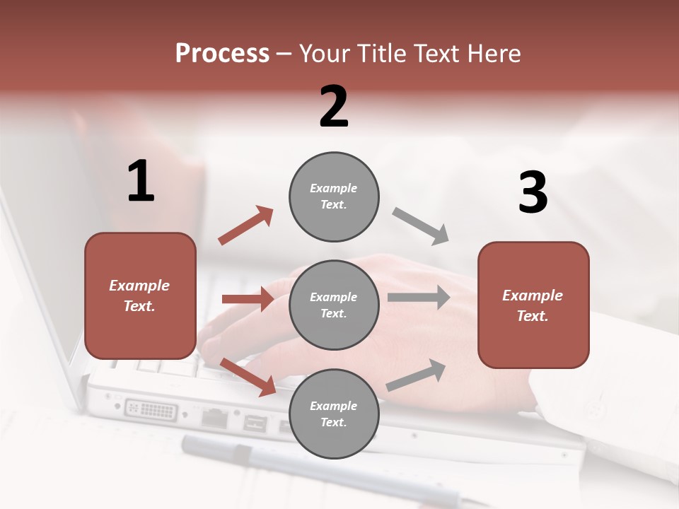 Texture Of A Leather PowerPoint Template