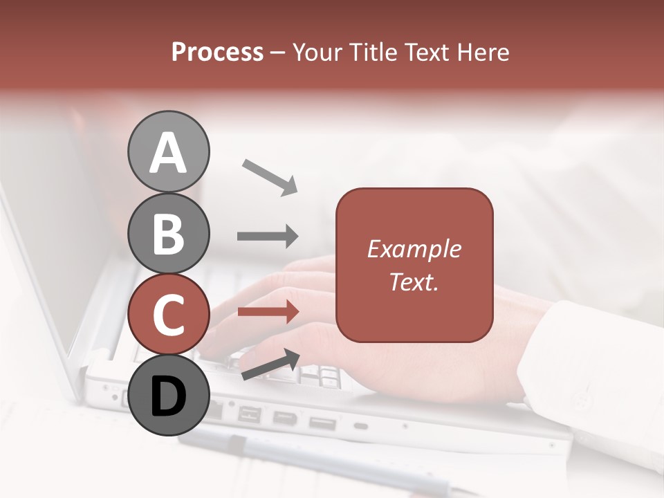 Texture Of A Leather PowerPoint Template