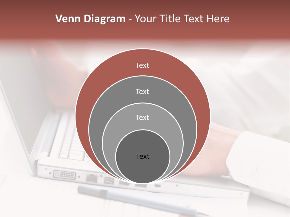 Texture Of A Leather PowerPoint Template