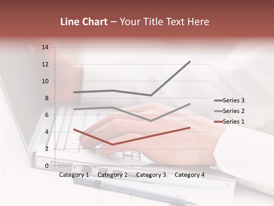 Texture Of A Leather PowerPoint Template