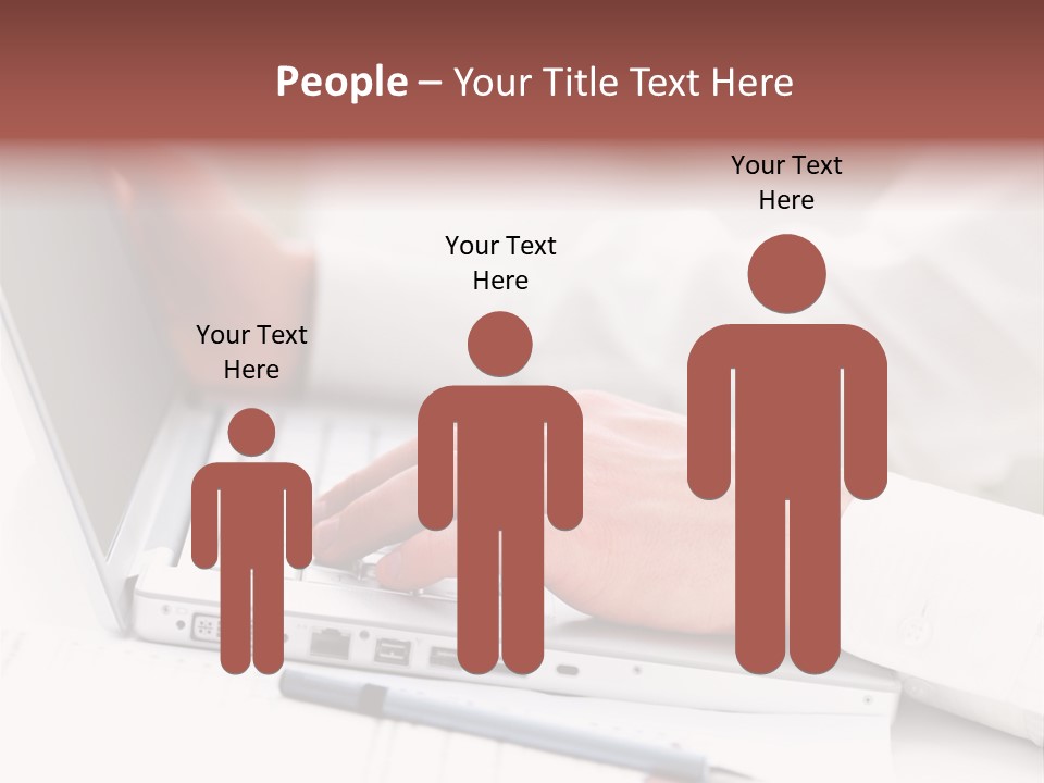 Texture Of A Leather PowerPoint Template