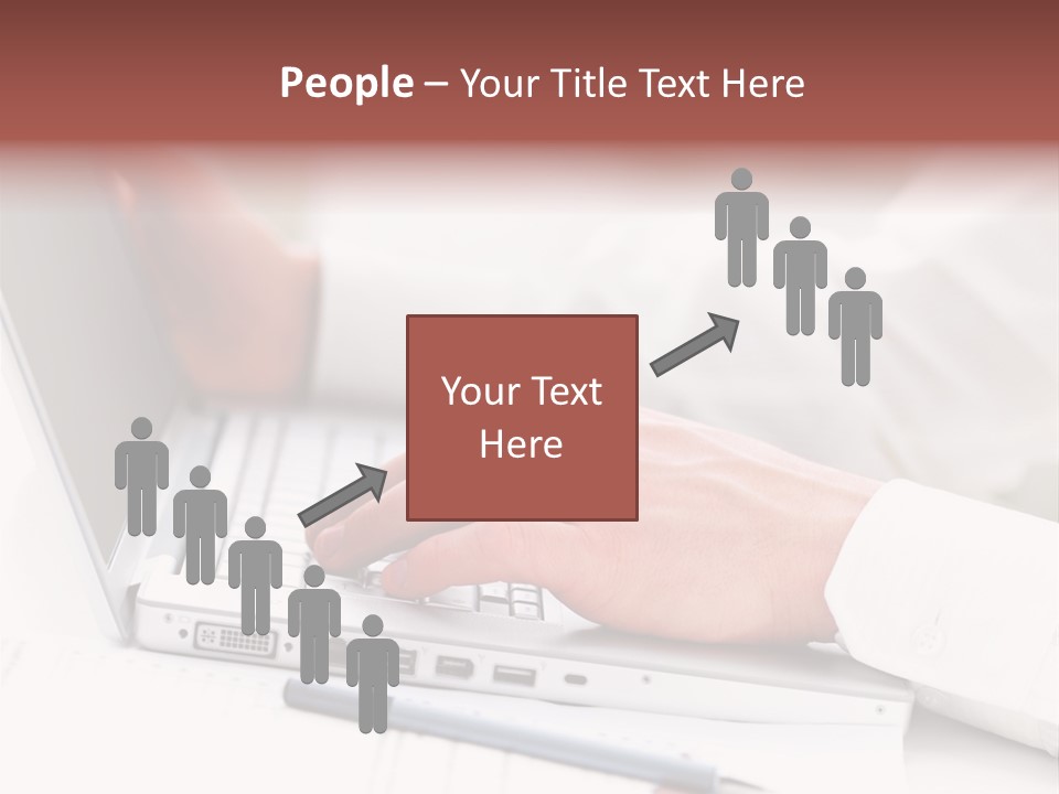 Texture Of A Leather PowerPoint Template