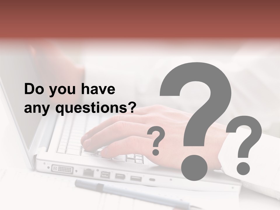 Texture Of A Leather PowerPoint Template