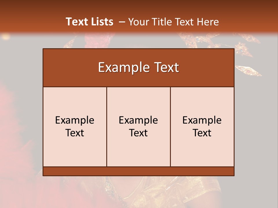 Decorative Authentic African Mask PowerPoint Template