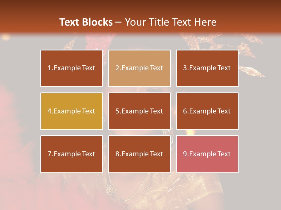 Decorative Authentic African Mask PowerPoint Template