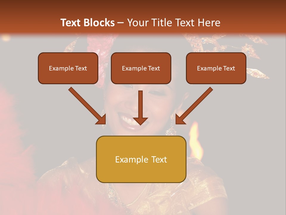 Decorative Authentic African Mask PowerPoint Template
