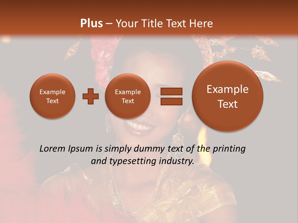 Decorative Authentic African Mask PowerPoint Template