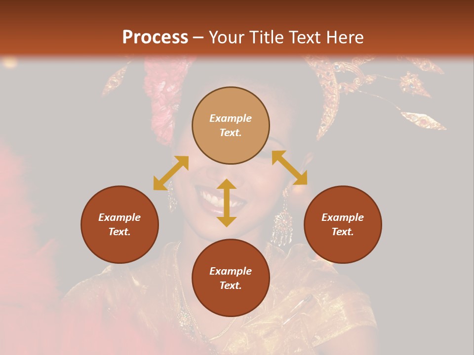 Decorative Authentic African Mask PowerPoint Template