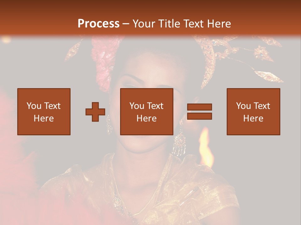 Decorative Authentic African Mask PowerPoint Template
