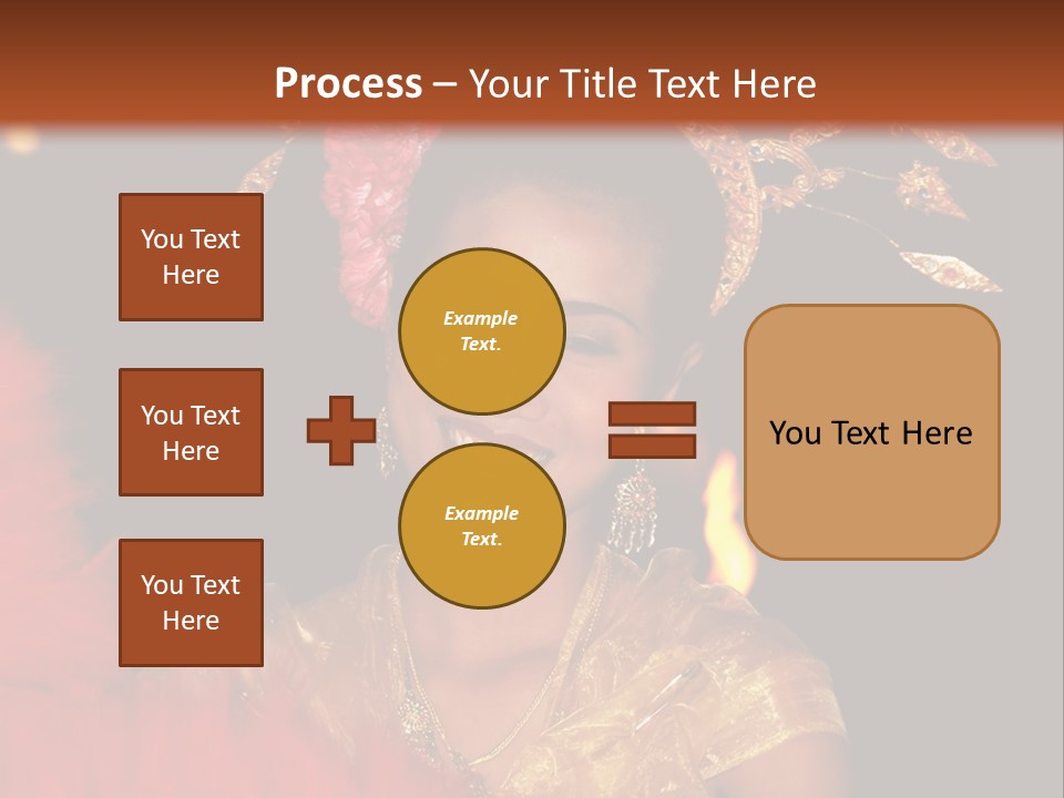 Decorative Authentic African Mask PowerPoint Template