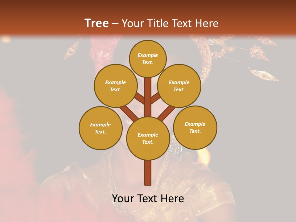 Decorative Authentic African Mask PowerPoint Template