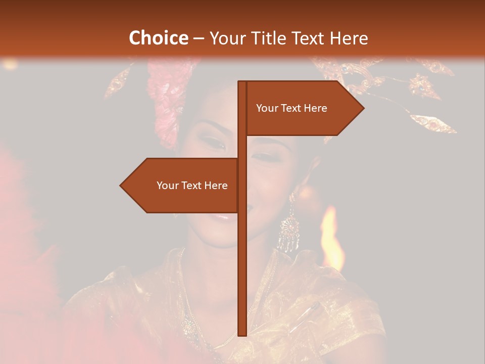 Decorative Authentic African Mask PowerPoint Template