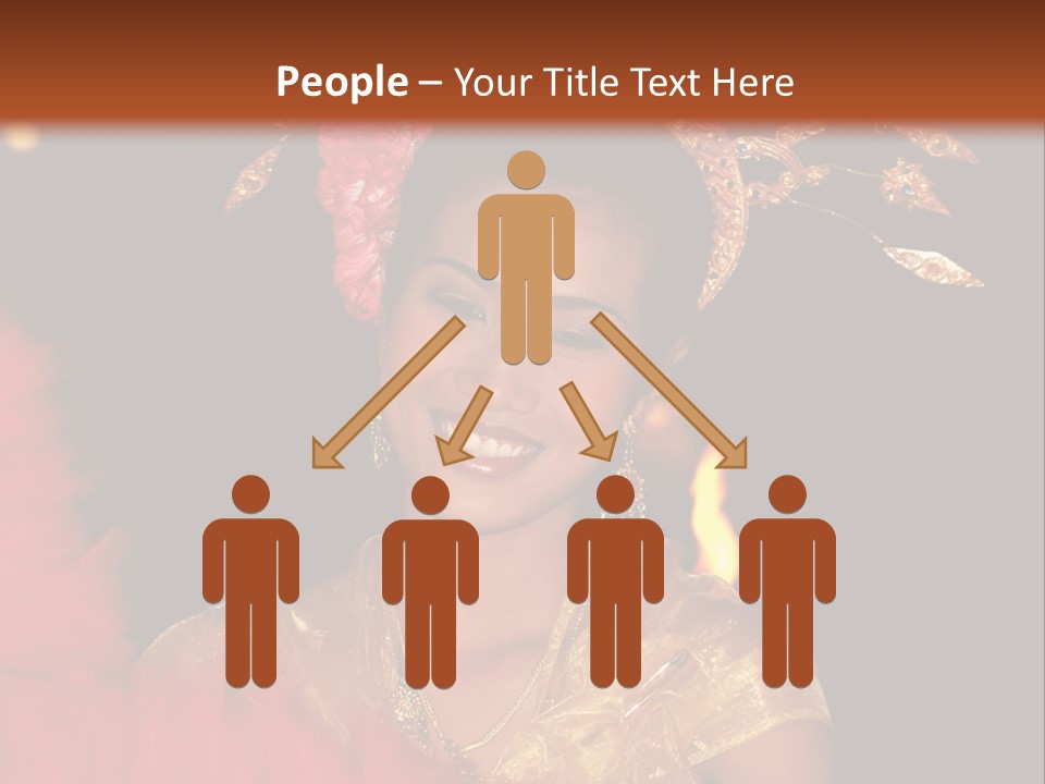 Decorative Authentic African Mask PowerPoint Template