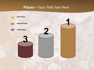 Garter From A Fabric Embroidered By A Satiny Lace PowerPoint Template