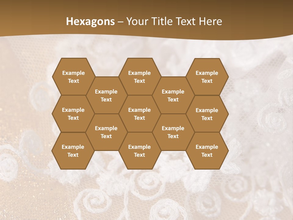 Garter From A Fabric Embroidered By A Satiny Lace PowerPoint Template