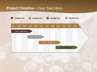 Garter From A Fabric Embroidered By A Satiny Lace PowerPoint Template