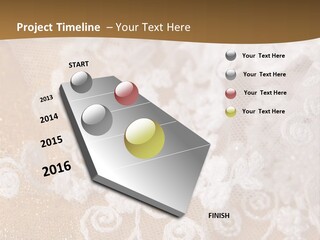 Garter From A Fabric Embroidered By A Satiny Lace PowerPoint Template