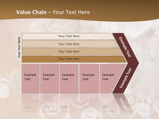 Garter From A Fabric Embroidered By A Satiny Lace PowerPoint Template