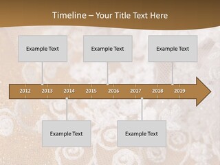 Garter From A Fabric Embroidered By A Satiny Lace PowerPoint Template