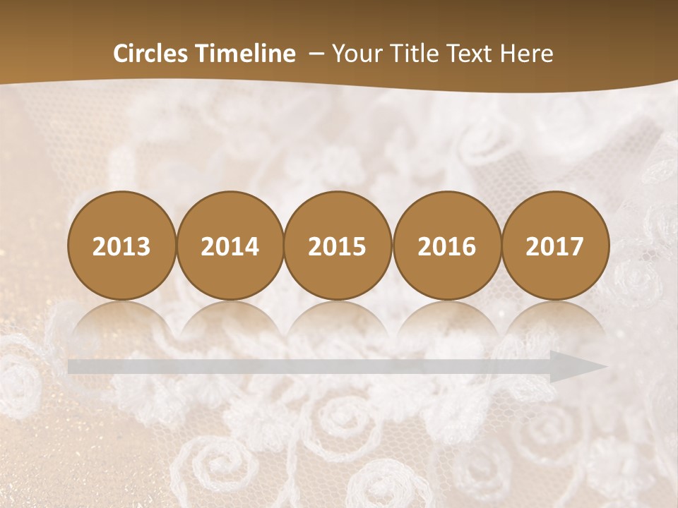 Garter From A Fabric Embroidered By A Satiny Lace PowerPoint Template