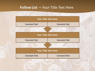 Garter From A Fabric Embroidered By A Satiny Lace PowerPoint Template