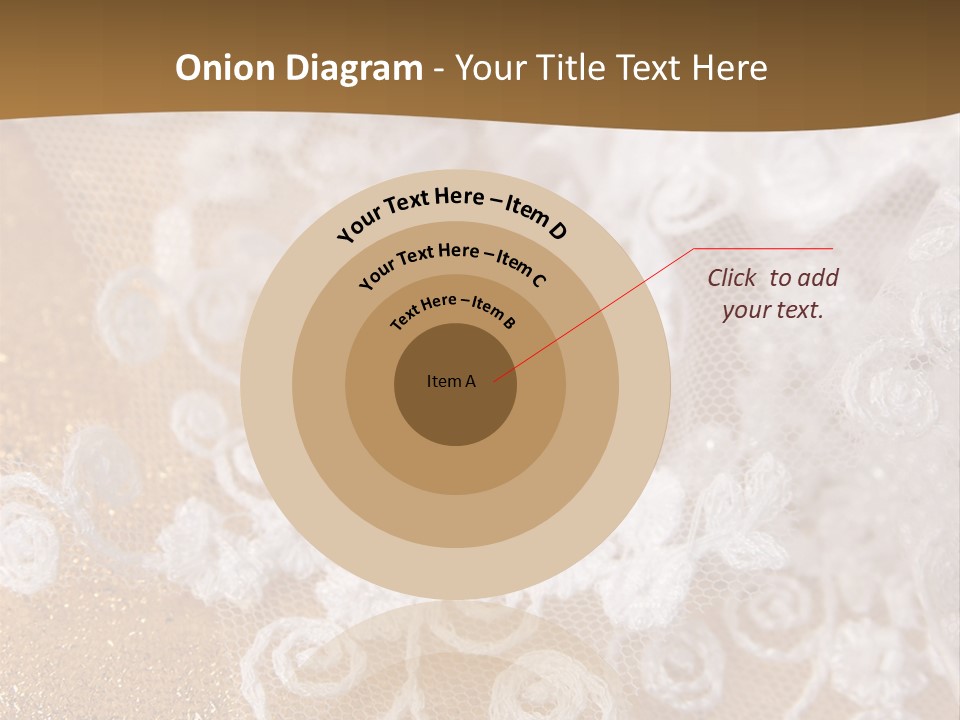 Garter From A Fabric Embroidered By A Satiny Lace PowerPoint Template