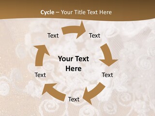 Garter From A Fabric Embroidered By A Satiny Lace PowerPoint Template