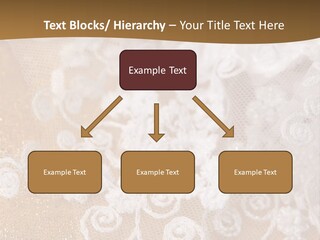 Garter From A Fabric Embroidered By A Satiny Lace PowerPoint Template