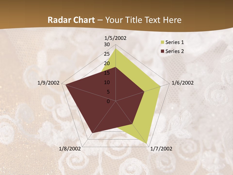 Garter From A Fabric Embroidered By A Satiny Lace PowerPoint Template