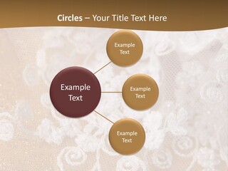 Garter From A Fabric Embroidered By A Satiny Lace PowerPoint Template