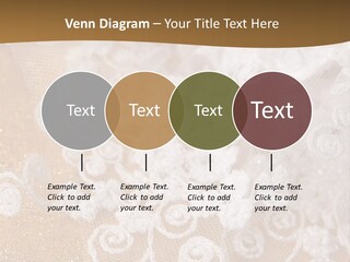 Garter From A Fabric Embroidered By A Satiny Lace PowerPoint Template