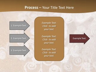Garter From A Fabric Embroidered By A Satiny Lace PowerPoint Template