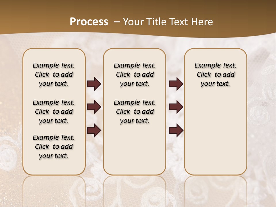 Garter From A Fabric Embroidered By A Satiny Lace PowerPoint Template