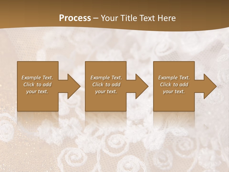 Garter From A Fabric Embroidered By A Satiny Lace PowerPoint Template