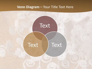 Garter From A Fabric Embroidered By A Satiny Lace PowerPoint Template