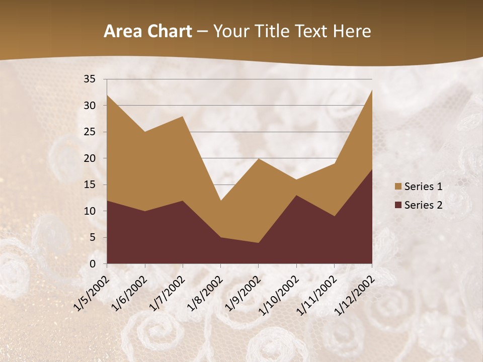 Garter From A Fabric Embroidered By A Satiny Lace PowerPoint Template