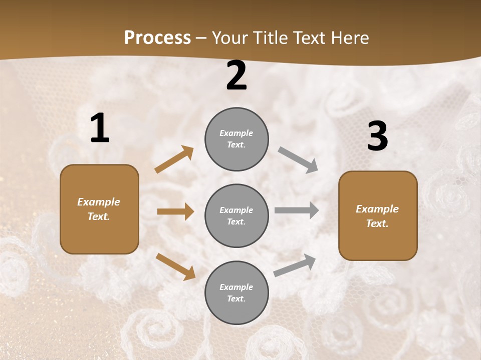 Garter From A Fabric Embroidered By A Satiny Lace PowerPoint Template