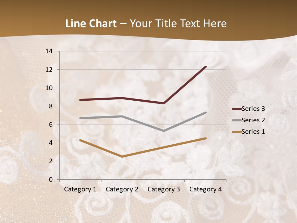 Garter From A Fabric Embroidered By A Satiny Lace PowerPoint Template