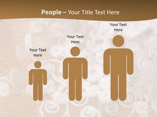 Garter From A Fabric Embroidered By A Satiny Lace PowerPoint Template