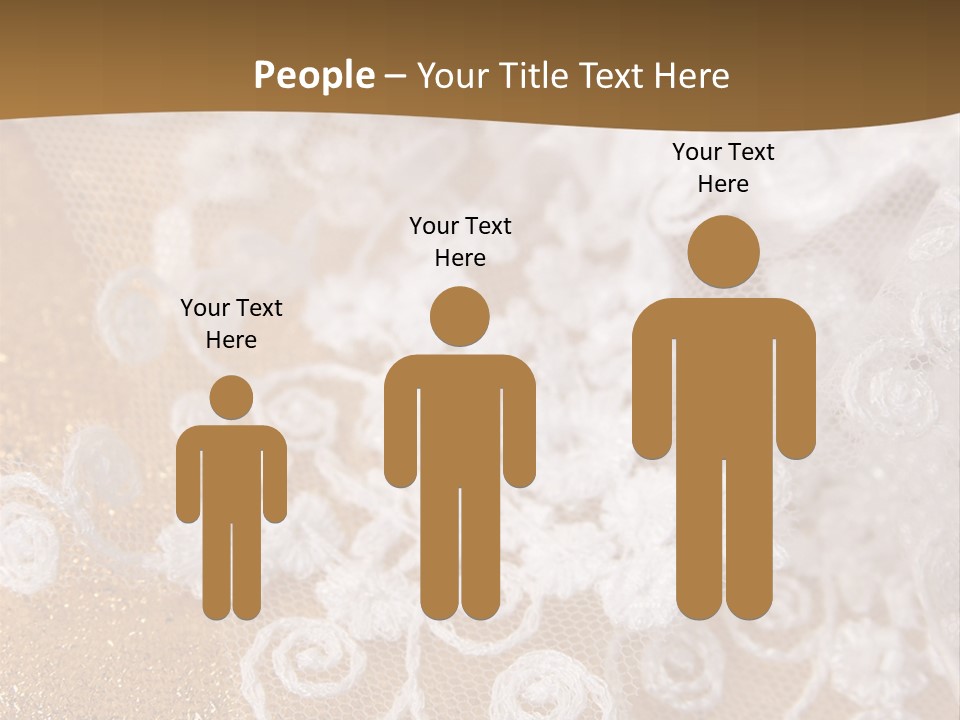 Garter From A Fabric Embroidered By A Satiny Lace PowerPoint Template