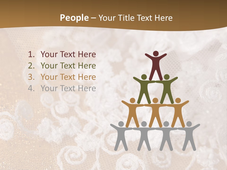 Garter From A Fabric Embroidered By A Satiny Lace PowerPoint Template