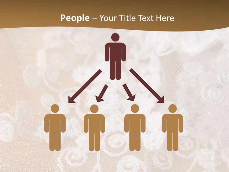 Garter From A Fabric Embroidered By A Satiny Lace PowerPoint Template