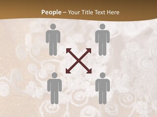 Garter From A Fabric Embroidered By A Satiny Lace PowerPoint Template